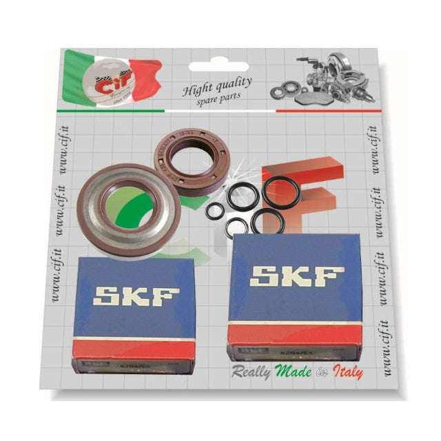 Kit cojinetes y retenes Vitón cigüeñal Vespa Primavera/Super/SL CIF 5170-KTV