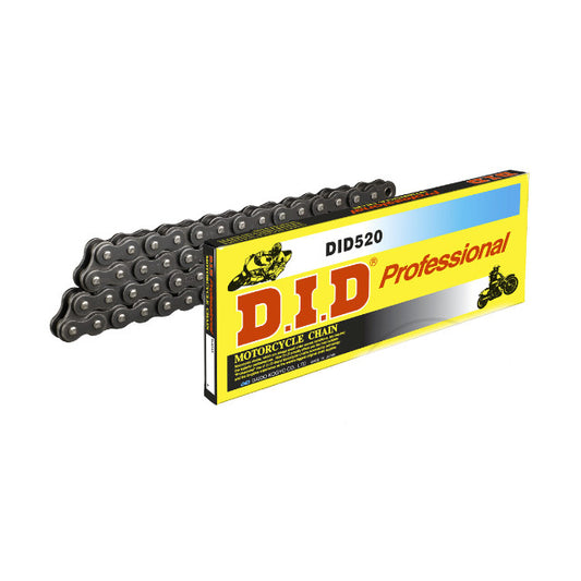 Chain transmission 520 pitch RB 118 links clip connector D.I.D - steel