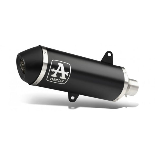 Exhaust Slip-on Arrow Urban Yamaha X-Max 300 Euro 5 21-24 (CE) - black 