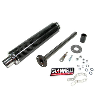 Silenciador de escape Gianelli Derbi GPR 125 04-12 / GPR Nude 125 04-07 - carbono