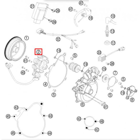 Stator KTM EXC 250 / 300