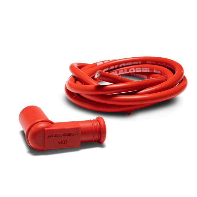 Pipa y cable de bujia Malossi - rojo 5519221