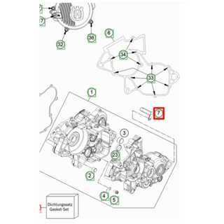 Clutch cable guide KTM SX 125/150/250 18-21