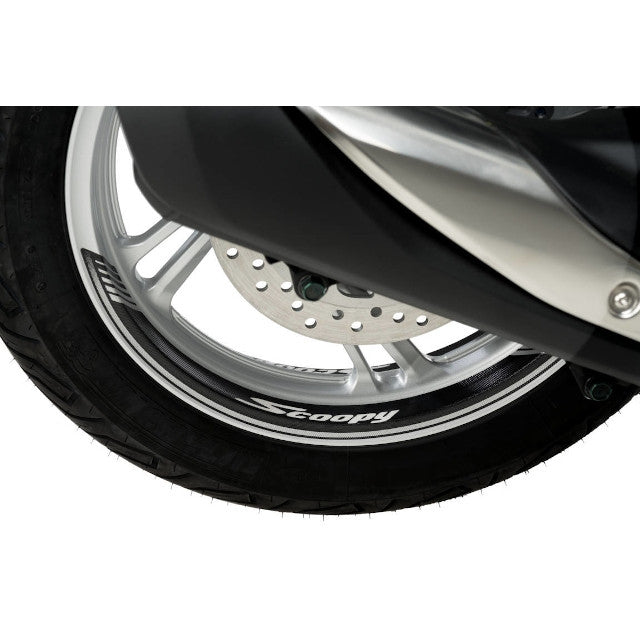 Pegatinas llanta Honda SHi 125 >2017 puig plata