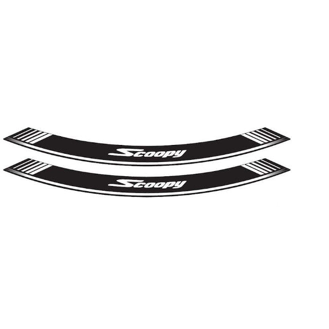 Pegatinas llanta Honda SHi 125 >2017 puig plata 5559P