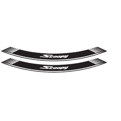 Pegatinas llanta Honda SHi 125 >2017 puig plata 5559P