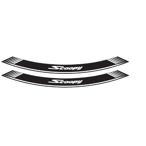 Pegatinas llanta Honda SHi 125 >2017 puig plata 5559P