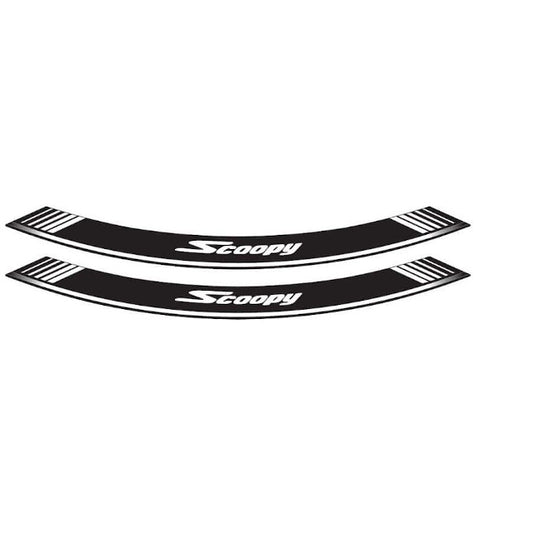 Pegatinas llanta Honda SHi 125 >2017 puig plata 5559P