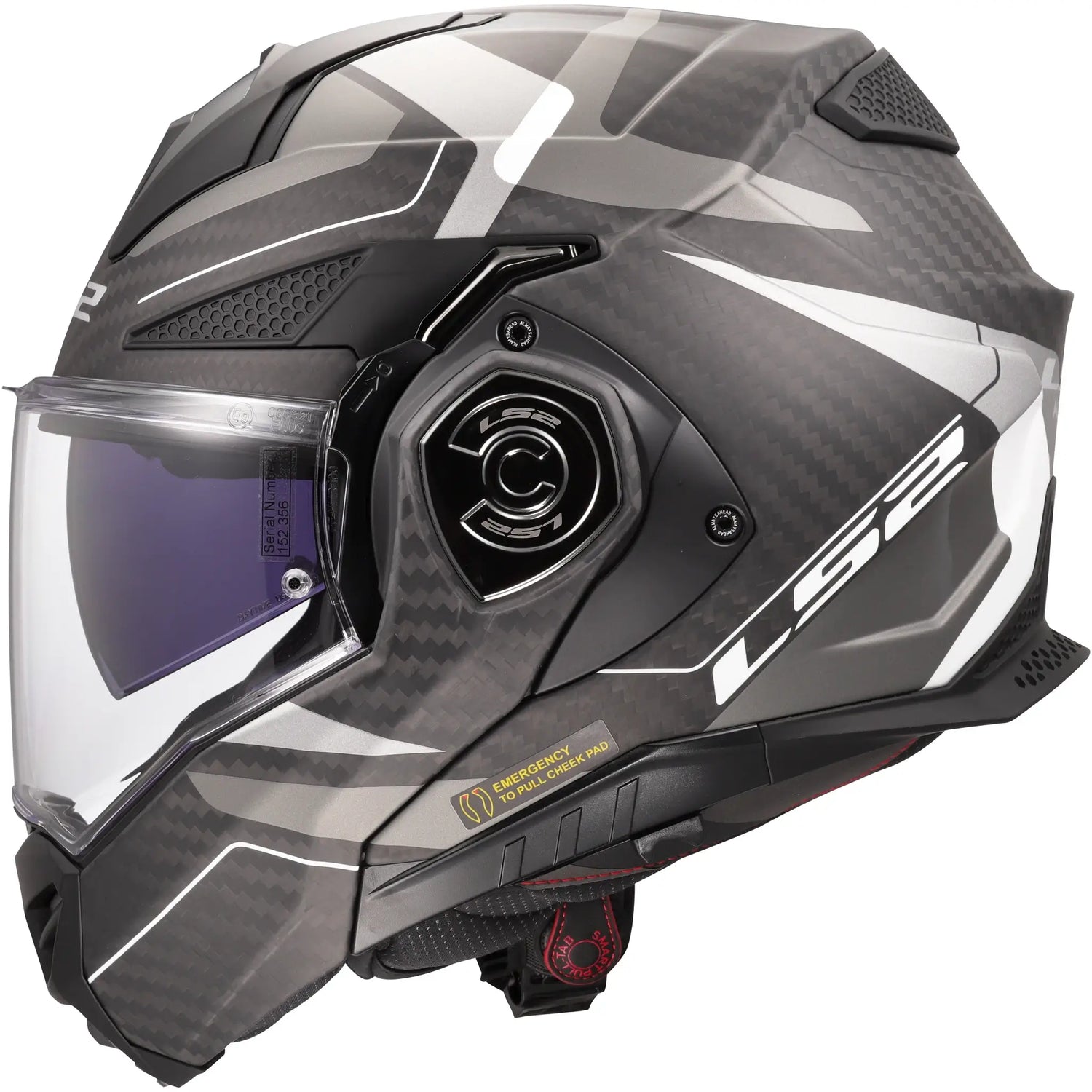 Casco LS2 FF901 Advant X Carbon Horizon - Carbono/Gris Mate