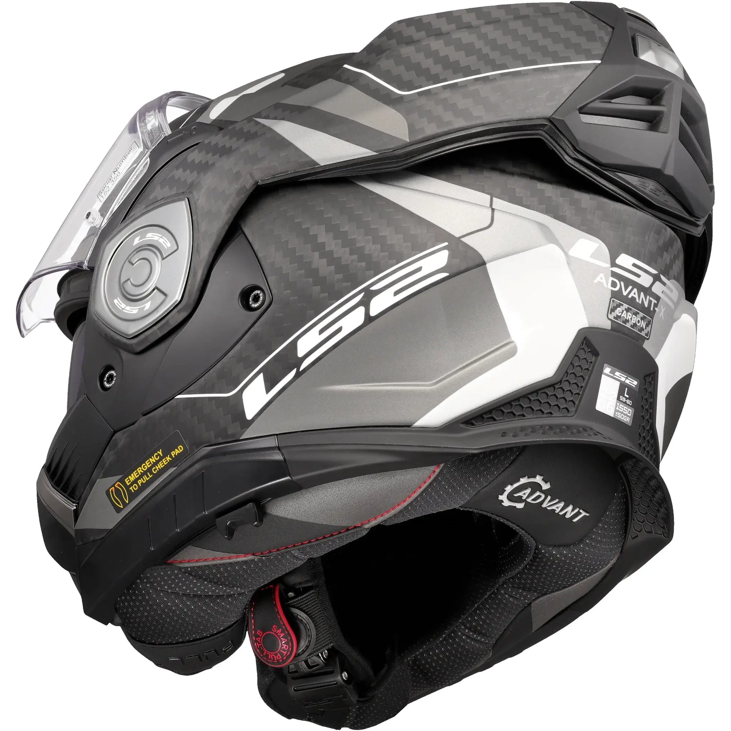 Casco LS2 FF901 Advant X Carbon Horizon - Carbono/Gris Mate