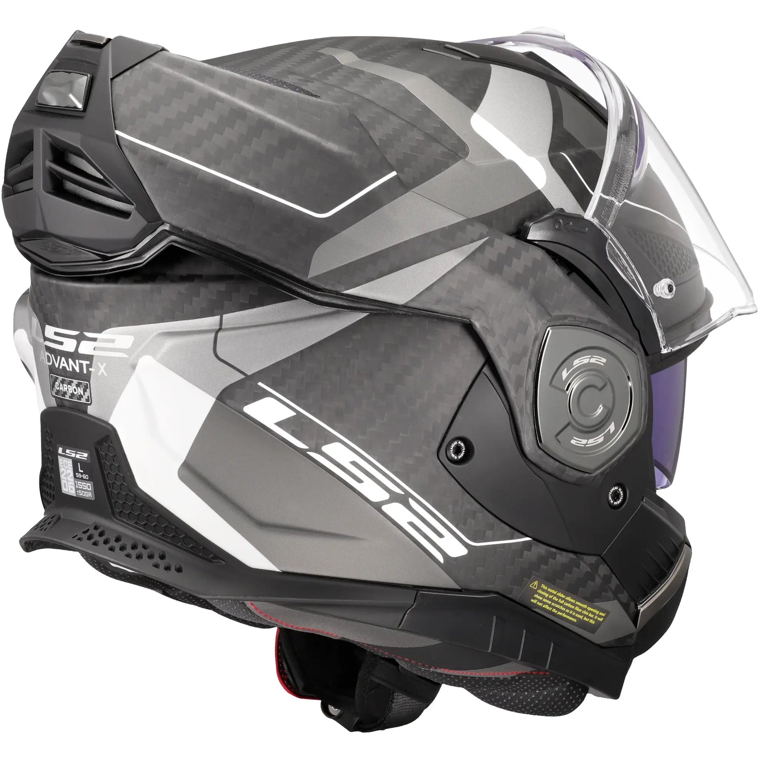Casco LS2 FF901 Advant X Carbon Horizon - Carbono/Gris Mate