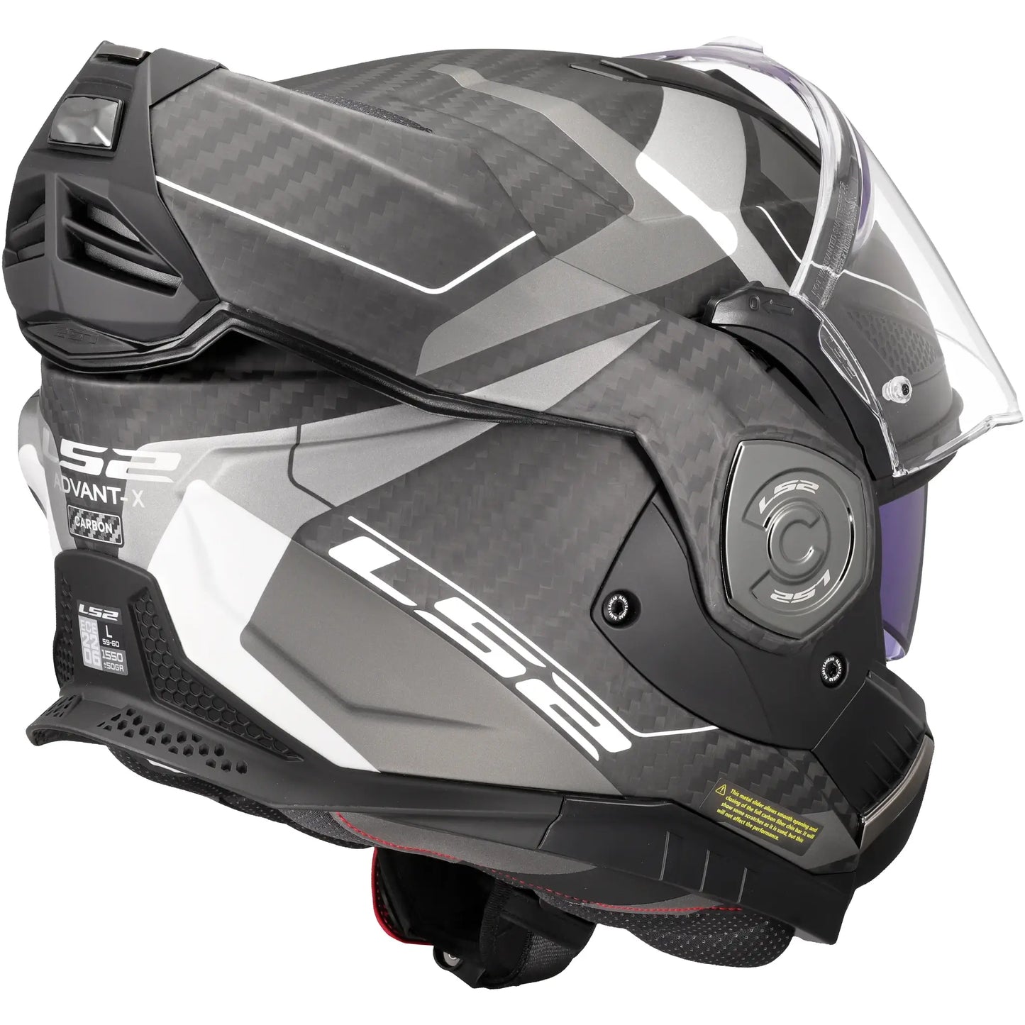 Casco LS2 FF901 Advant X Carbon Horizon - Carbono/Gris Mate