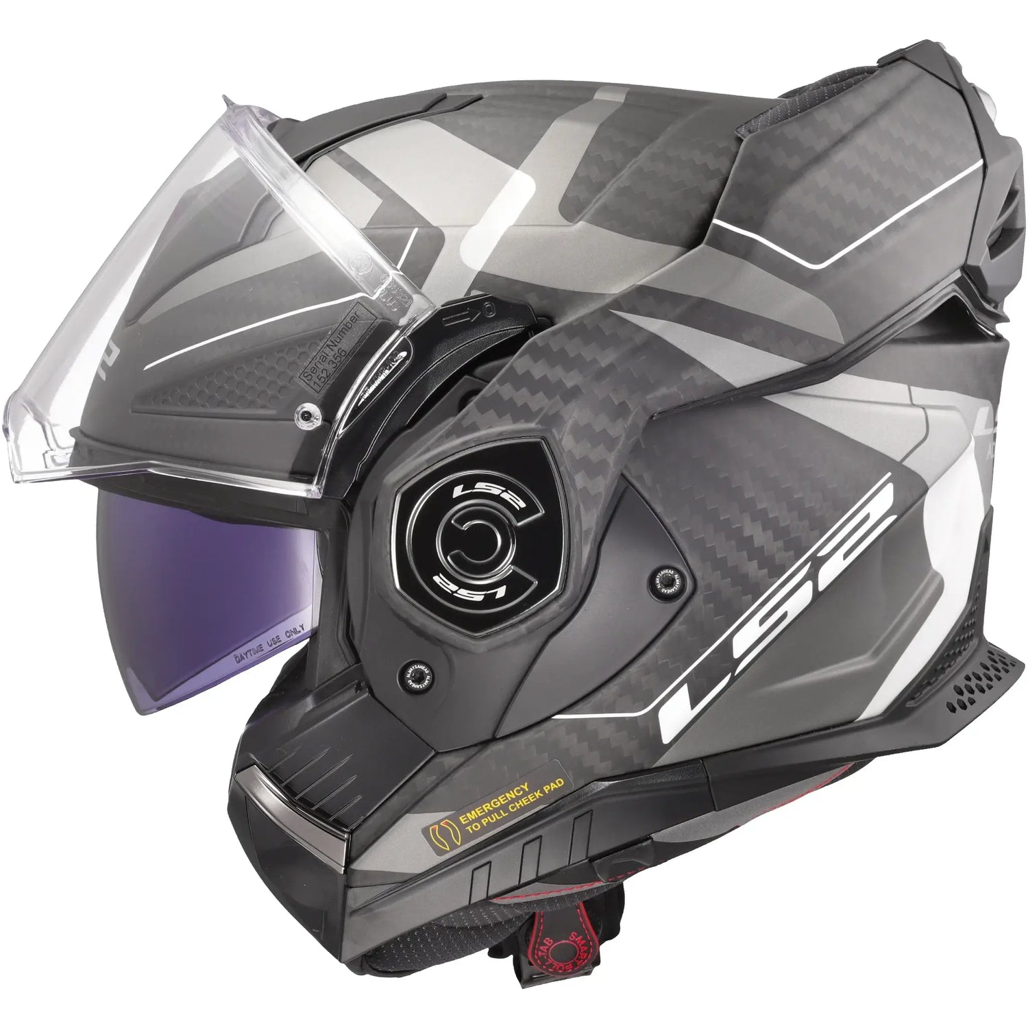 Casco LS2 FF901 Advant X Carbon Horizon - Carbono/Gris Mate