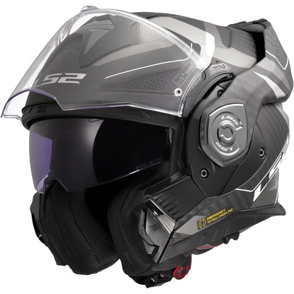 Casco LS2 FF901 Advant X Carbon Horizon - Carbono/Gris Mate