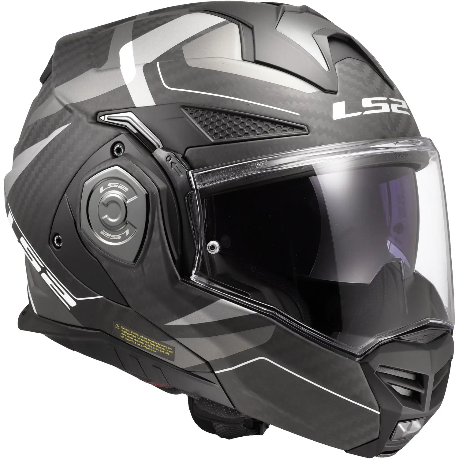 Casco LS2 FF901 Advant X Carbon Horizon - Carbono/Gris Mate