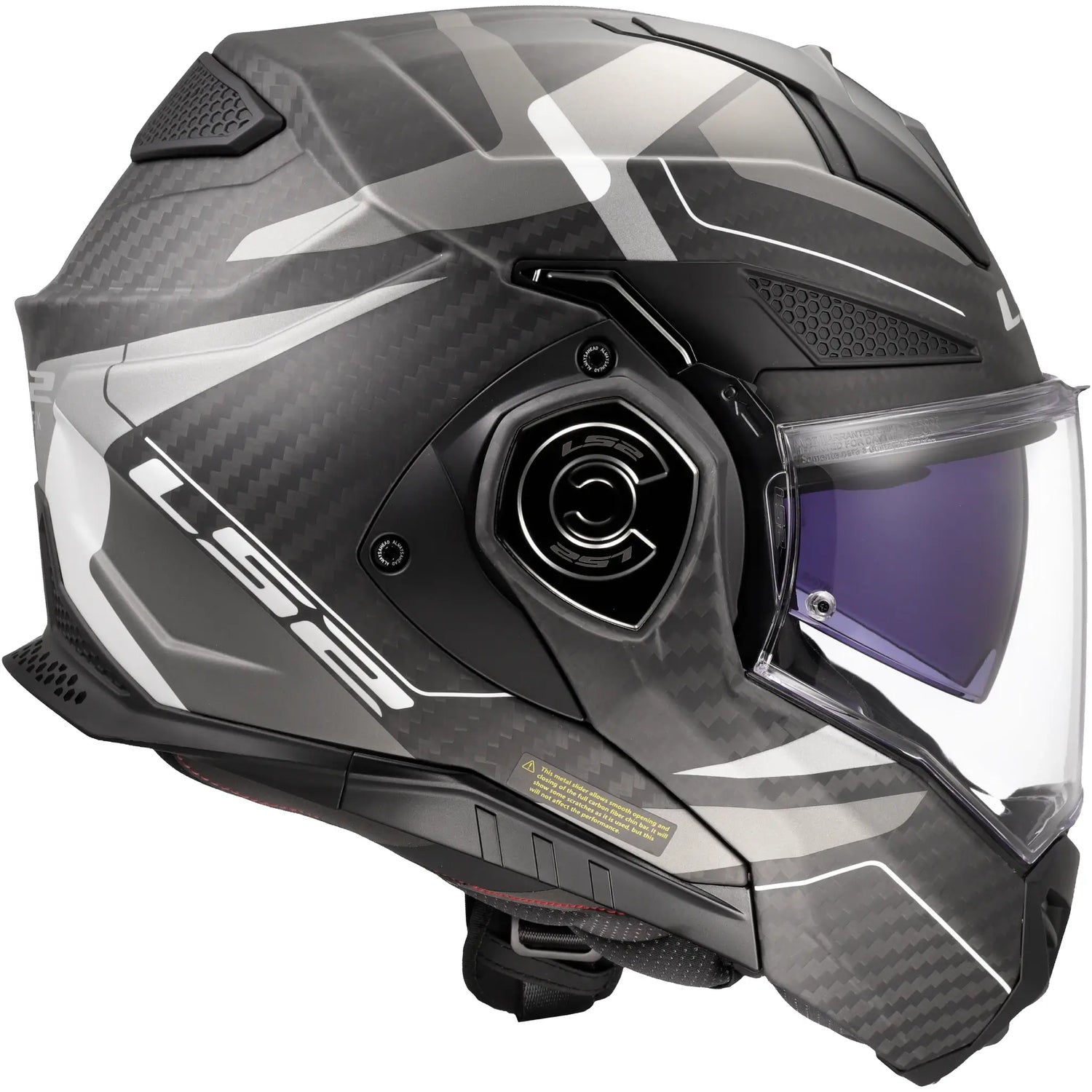 Casco LS2 FF901 Advant X Carbon Horizon - Carbono/Gris Mate