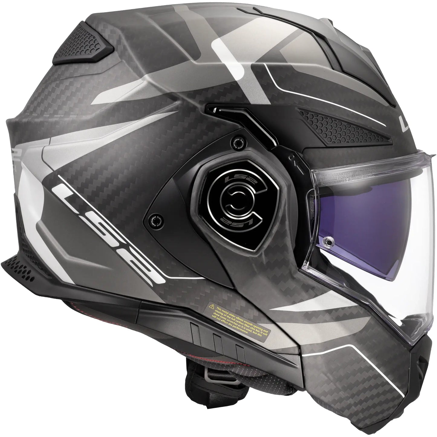 Casco LS2 FF901 Advant X Carbon Horizon - Carbono/Gris Mate