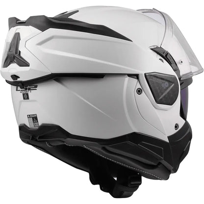 Capacete modular LS2 FF910 Advant II Solid - Branco Brilhante
