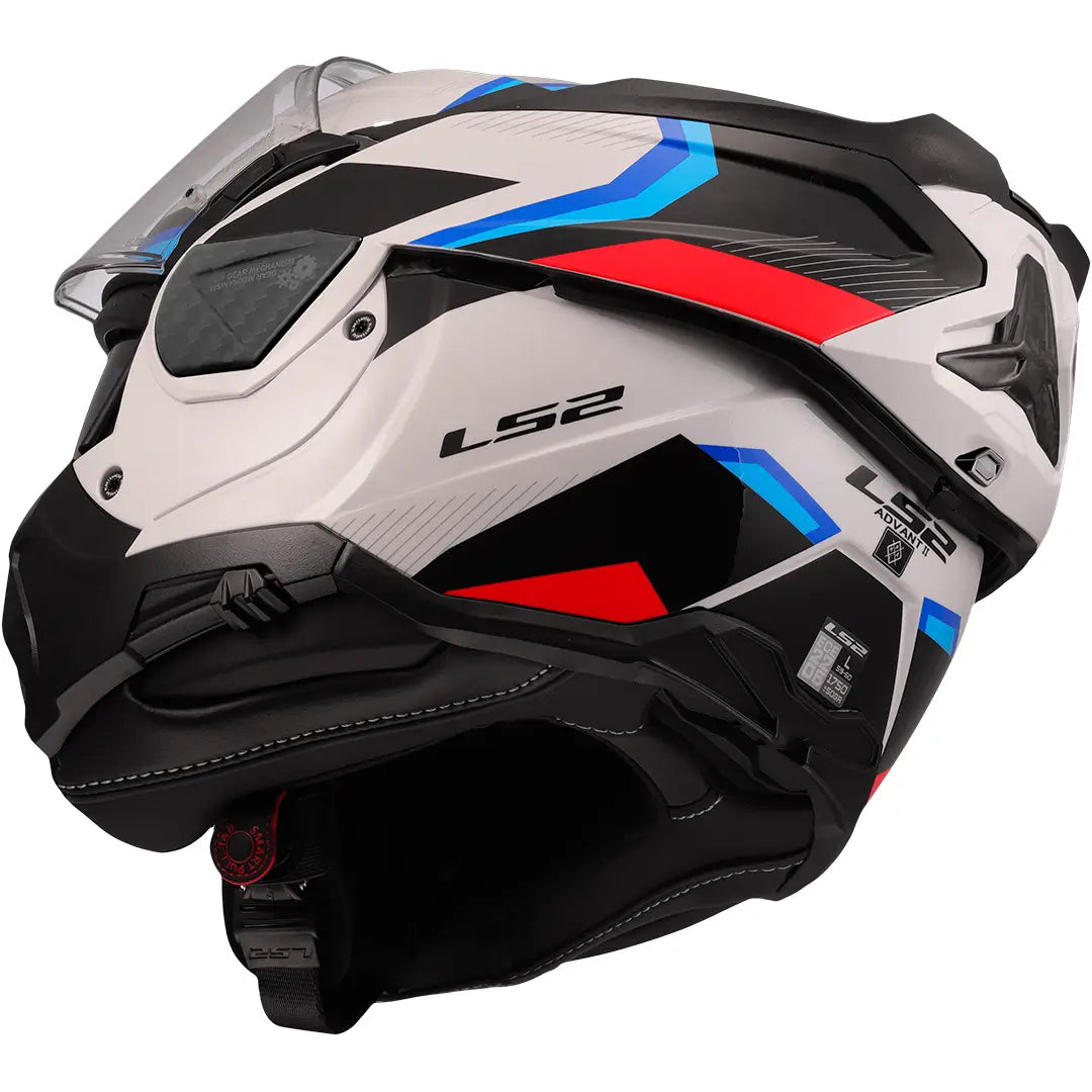 Casco LS2 FF910 Advant II Triple - Blanco/Azul/Rojo