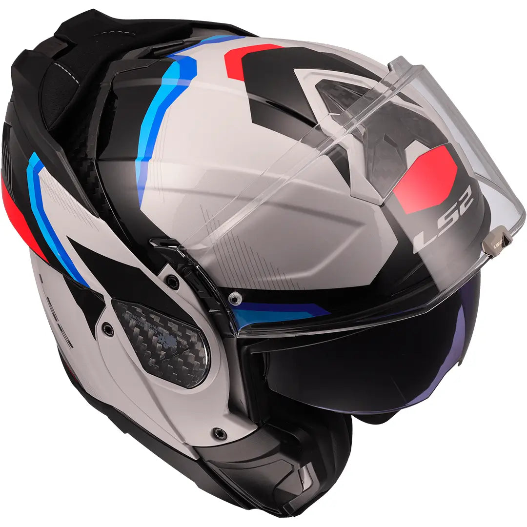 Casco LS2 FF910 Advant II Triple - Blanco/Azul/Rojo