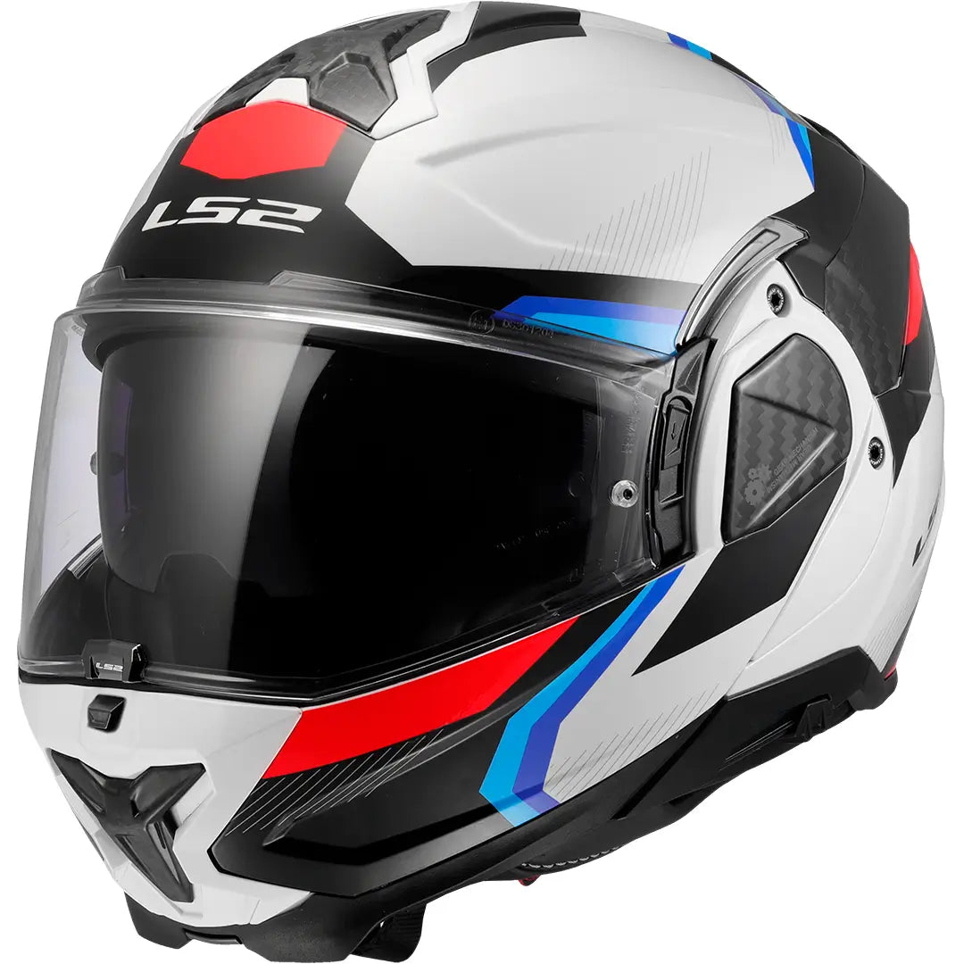 Casco LS2 FF910 Advant II Triple - Blanco/Azul/Rojo