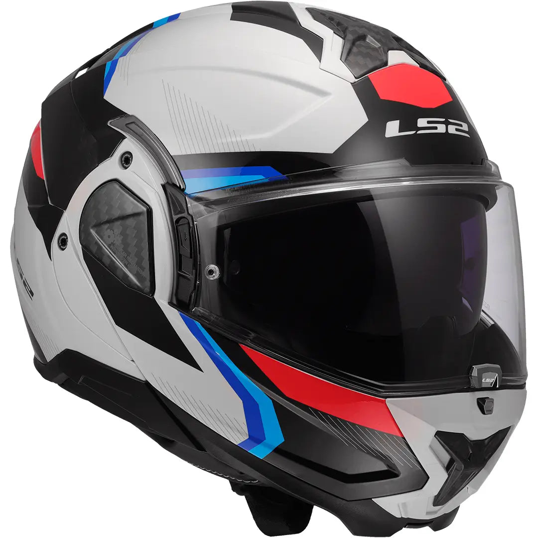 Casco LS2 FF910 Advant II Triple - Blanco/Azul/Rojo