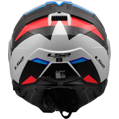 Casco LS2 FF910 Advant II Triple - Blanco/Azul/Rojo