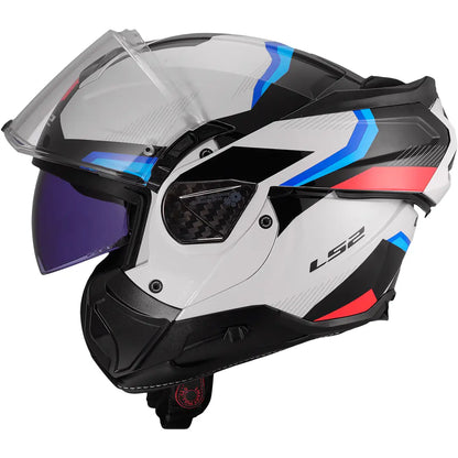 Casco LS2 FF910 Advant II Triple - Blanco/Azul/Rojo