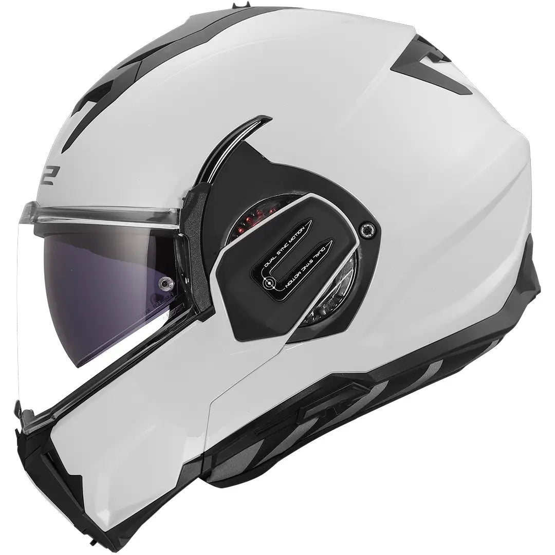 LS2 FF912 Valiant Gear Solid Helmet - Gloss White