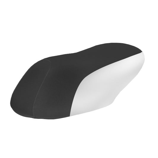 Capa de assento Yamaha Aerox <2013 TNT preto-branco