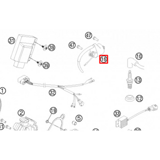 Ignition coil ignition IG5128 KTM