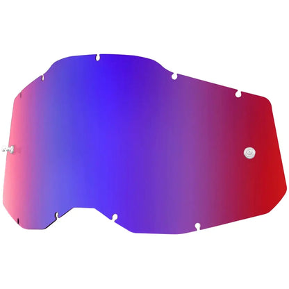 Cristal 100% Generation 2 Mirror - Iridium Rojo/Azul