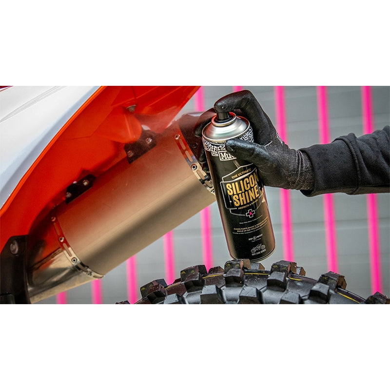 Abrillantador y protector MUC-OFF Silicone Shine spray 500 ml