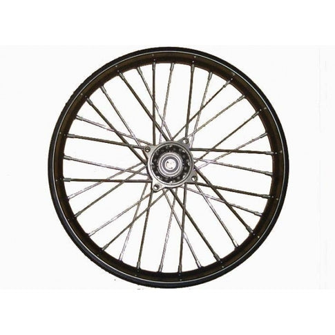 Roue avant complète PitBikes Cross 17" Malcor jante acier