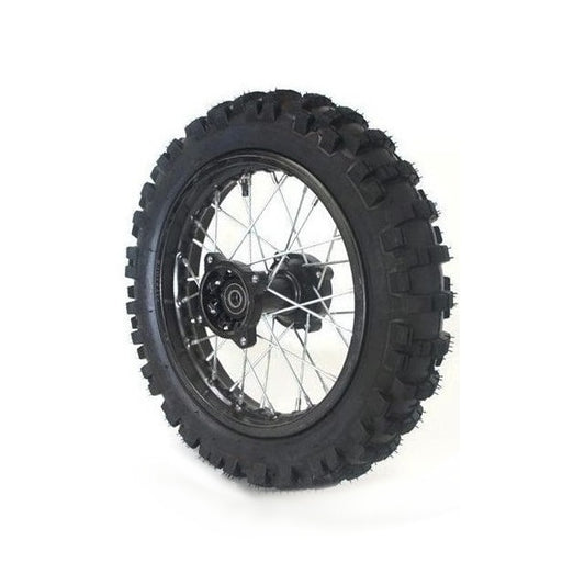 Roue arrière complète PitBikes Cross 12" Malcor