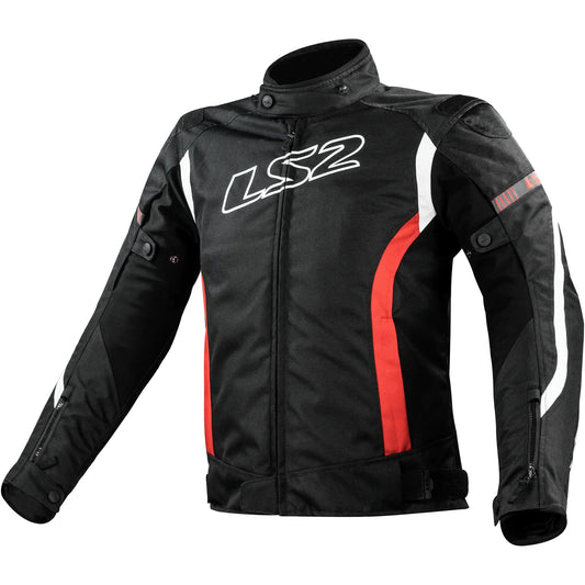Chaqueta LS2 Gate Man - Negro/Rojo