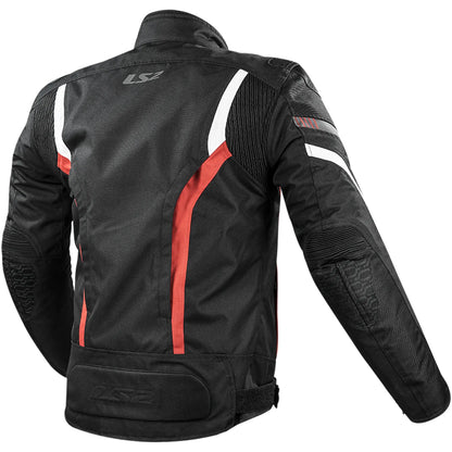 Chaqueta LS2 Gate Man - Negro/Rojo
