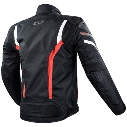 Winter Jacket Man LS2 Gate black-red