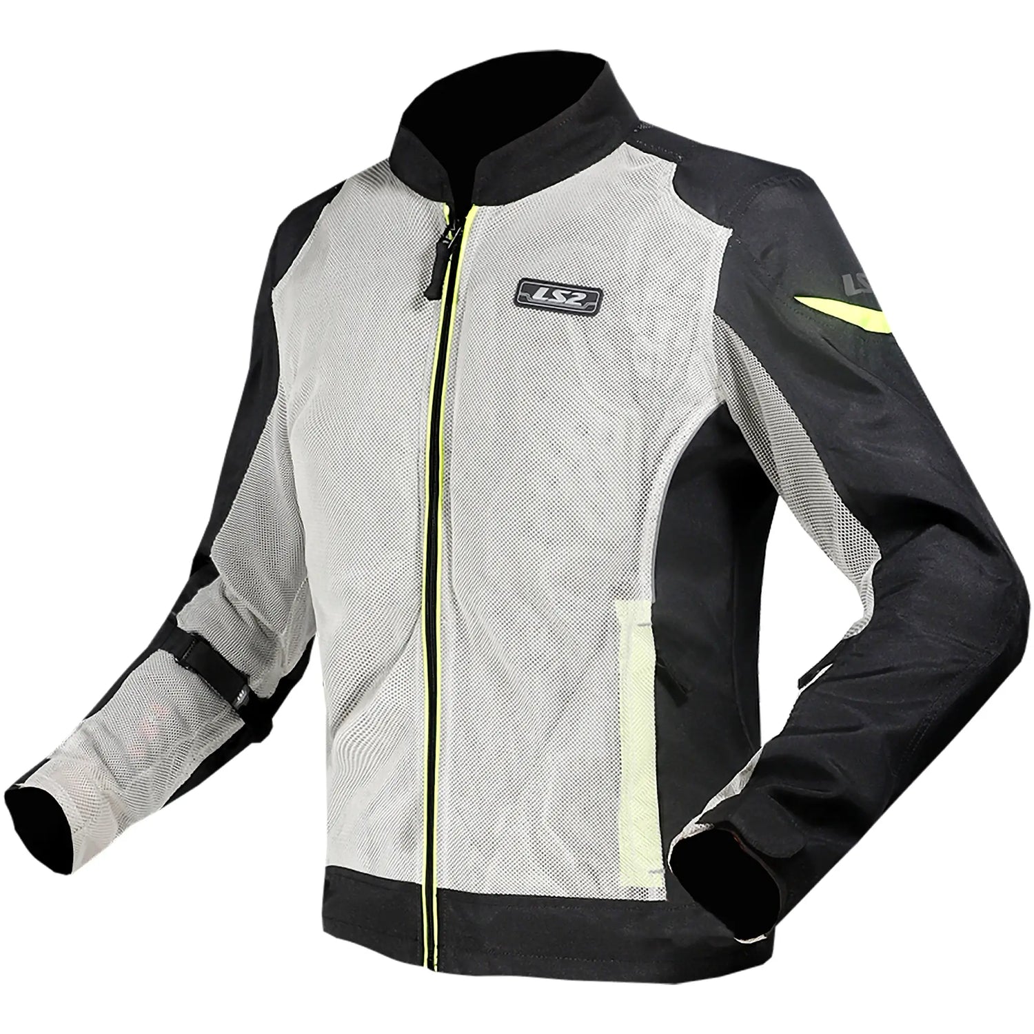 Chaqueta LS2 Airy Man - Negro/Gris/Amarillo