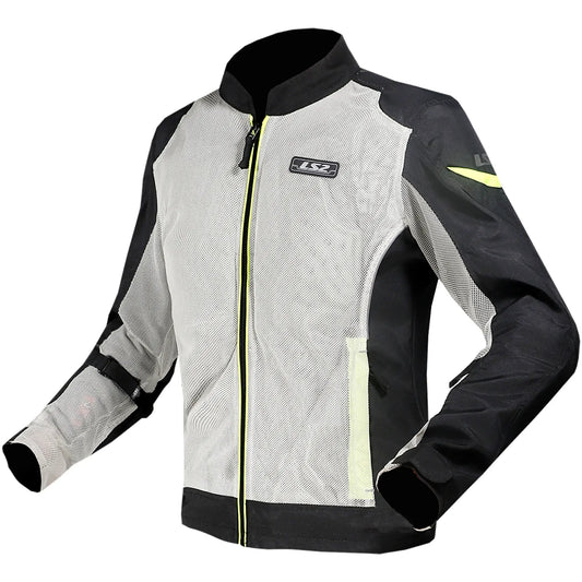 Chaqueta LS2 Airy Man - Negro/Gris/Amarillo