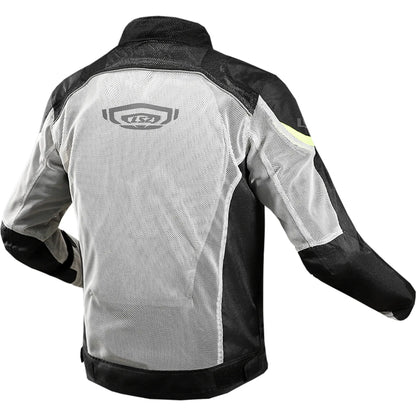 Chaqueta LS2 Airy Man - Negro/Gris/Amarillo
