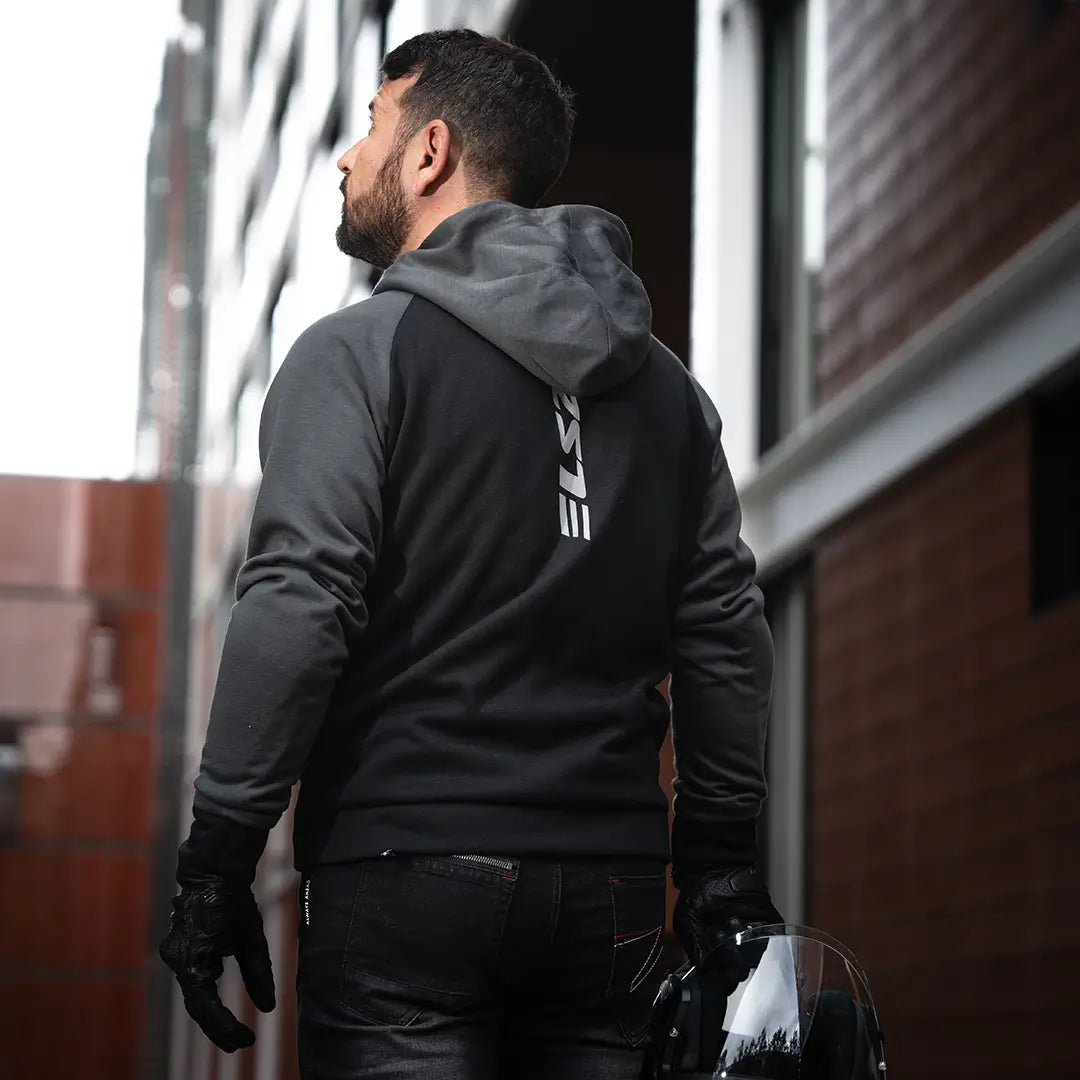 Chaqueta LS2 Throttle Man - Negro/Gris