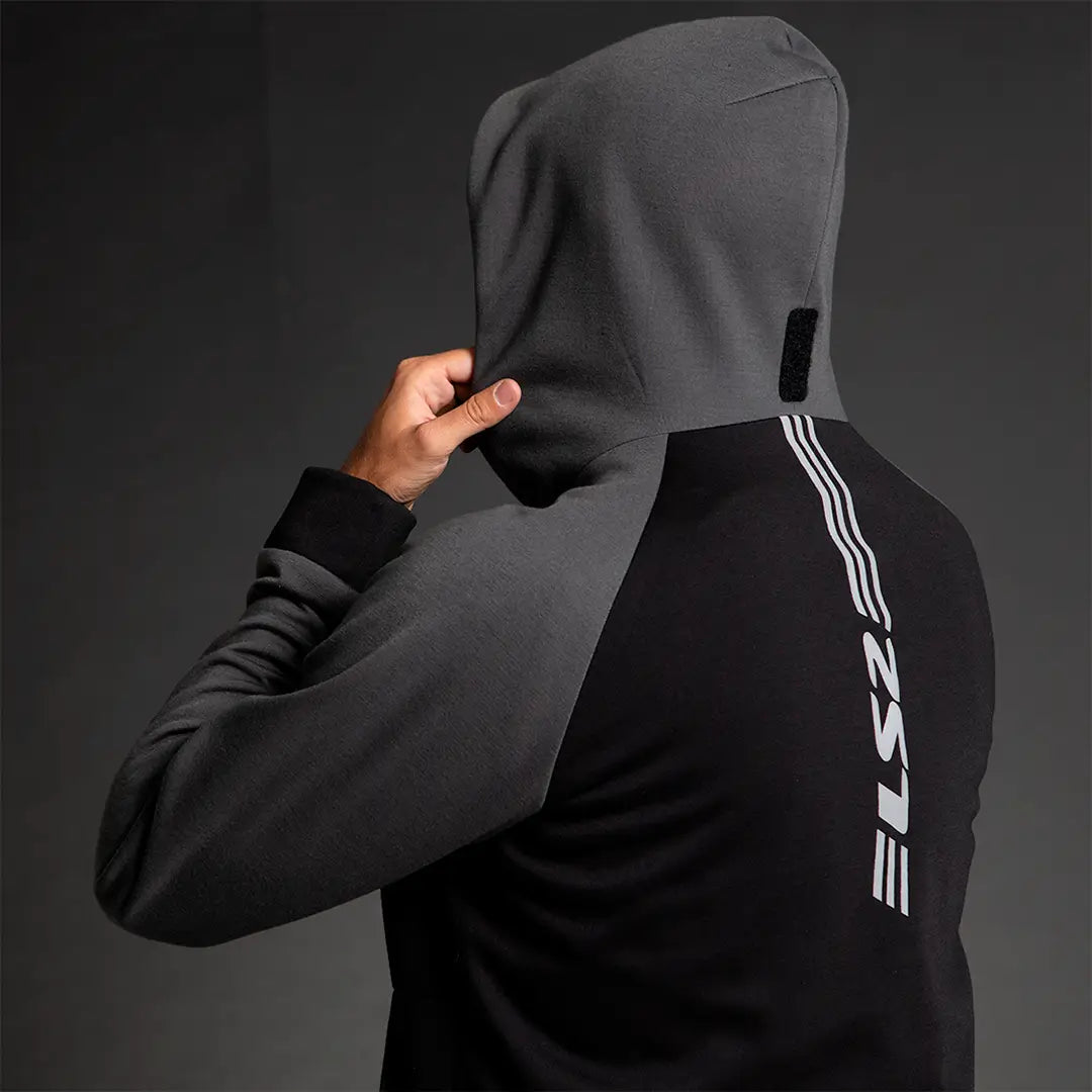Chaqueta LS2 Throttle Man - Negro/Gris