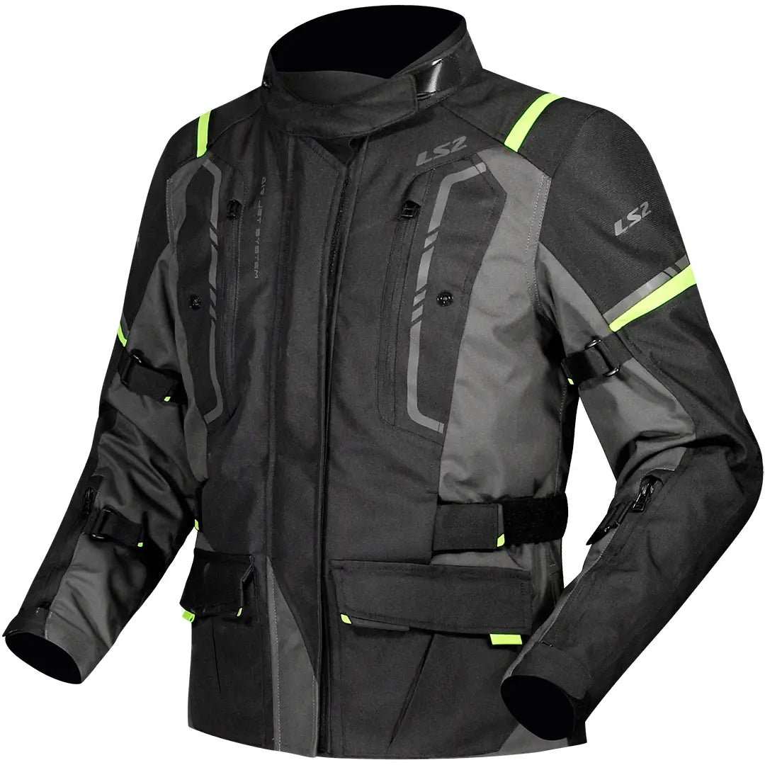 Chaqueta LS2 Narvik Lady - Negro/Amarillo