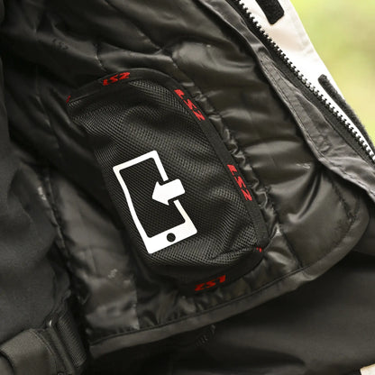 Chaqueta LS2 Narvik Man - Gris/Azul/Rojo