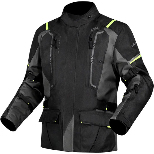 Chaqueta LS2 Narvik Man - Negro/Amarillo