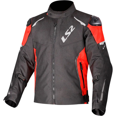 LS2 Zoom Man Jacket - Black/Red