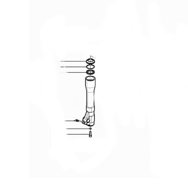 Complete left fork tube Kayaba Gilera Runner 50 SP 12-17