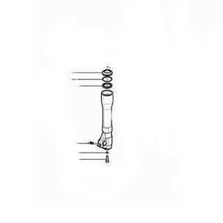 Complete left fork tube Kayaba Gilera Runner 50 SP 12-17