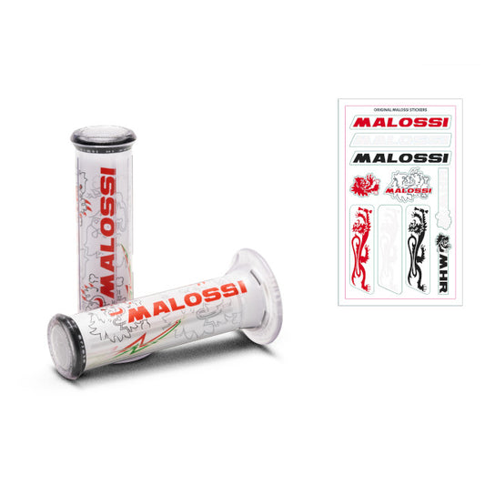 Malossi Tribal Grips d.30mm - white